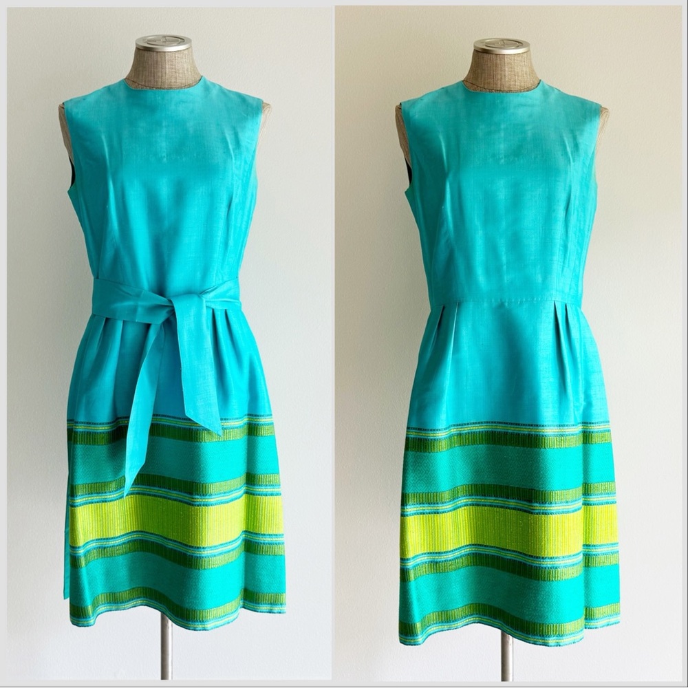 Vintage Star of Siam Turquoise 2 Piece Set - Picture 5 of 17